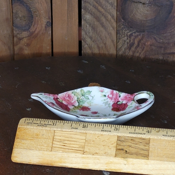 Floral Teapot-Shaped Trinket Dish - Picture 4 of 9